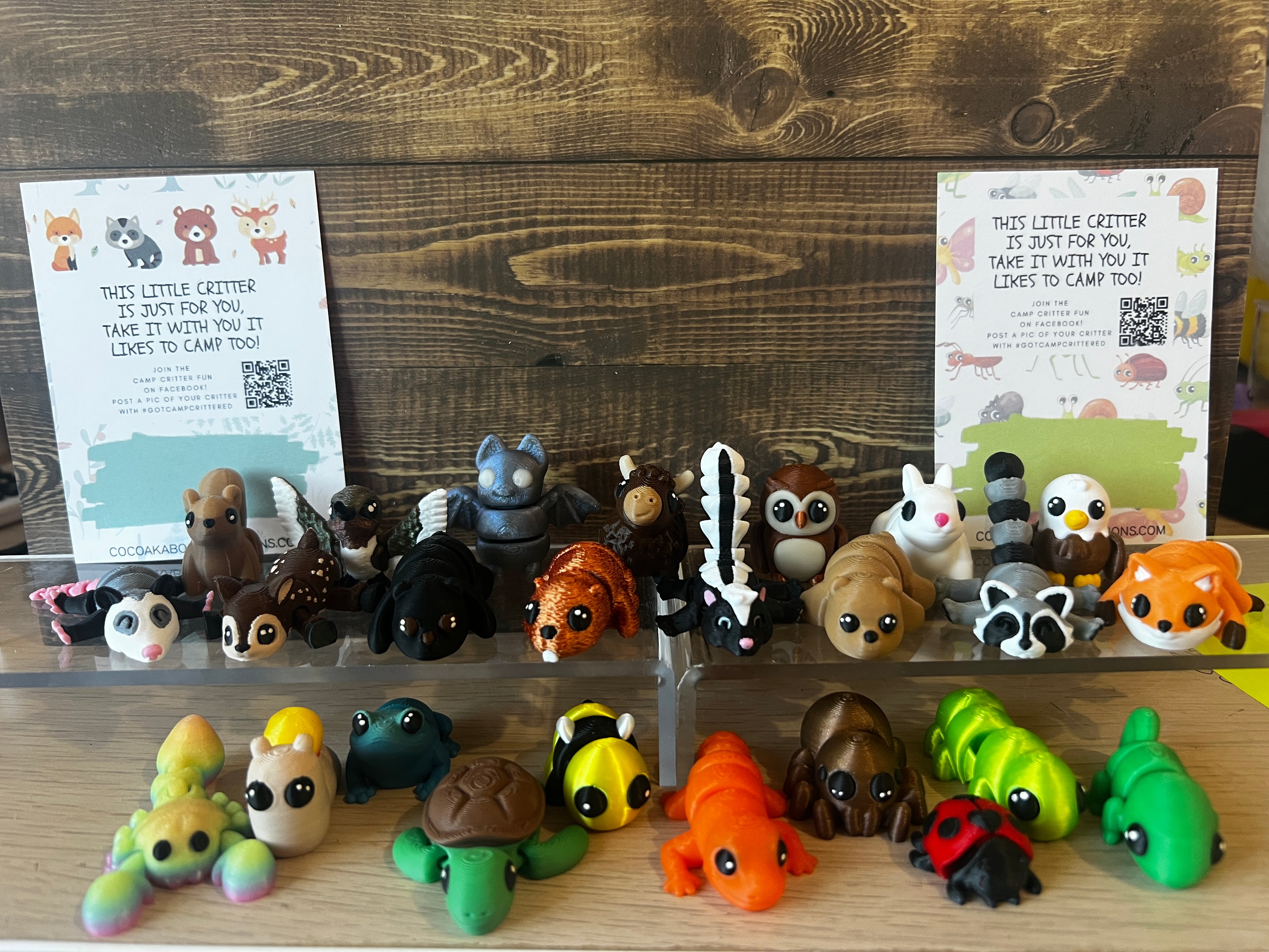 Campsite Critters - Free Shipping over 30.00!  Use the Code : Campsite