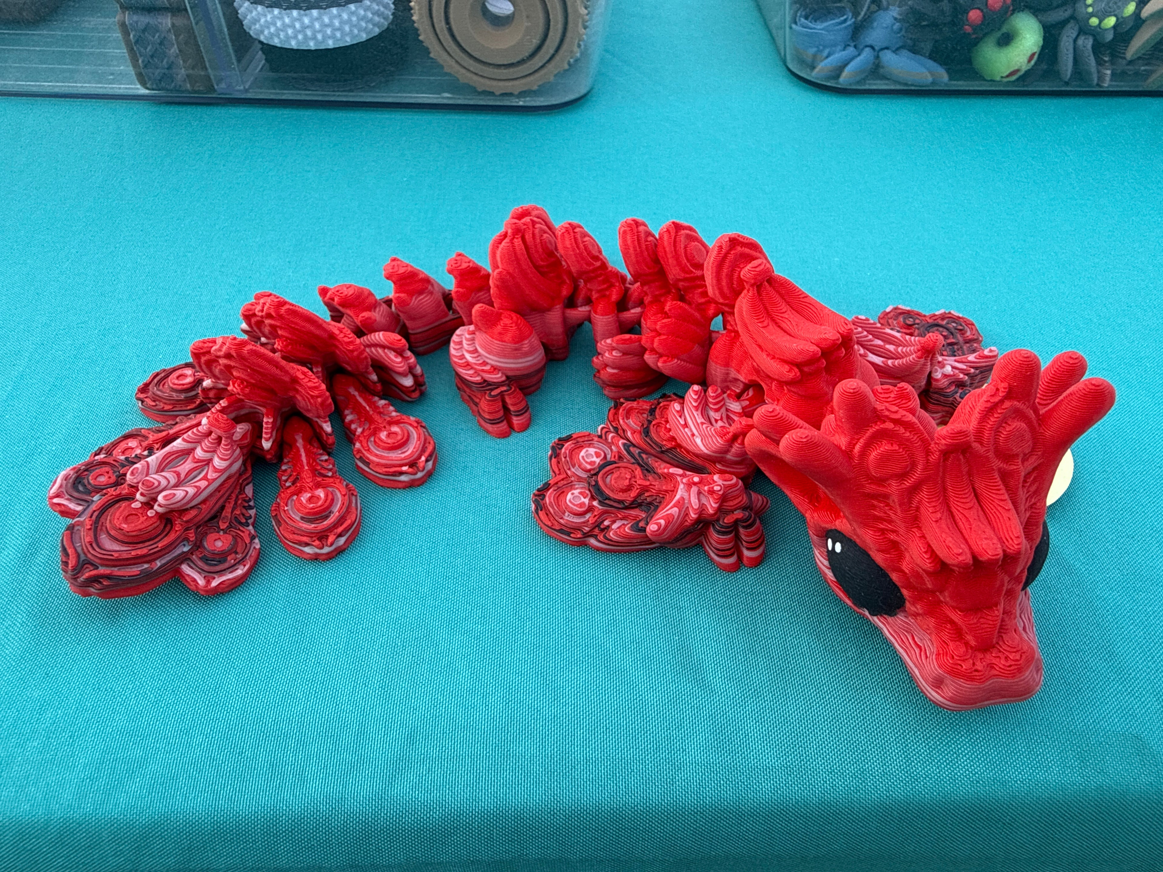 April Fools Dragon - Crimson