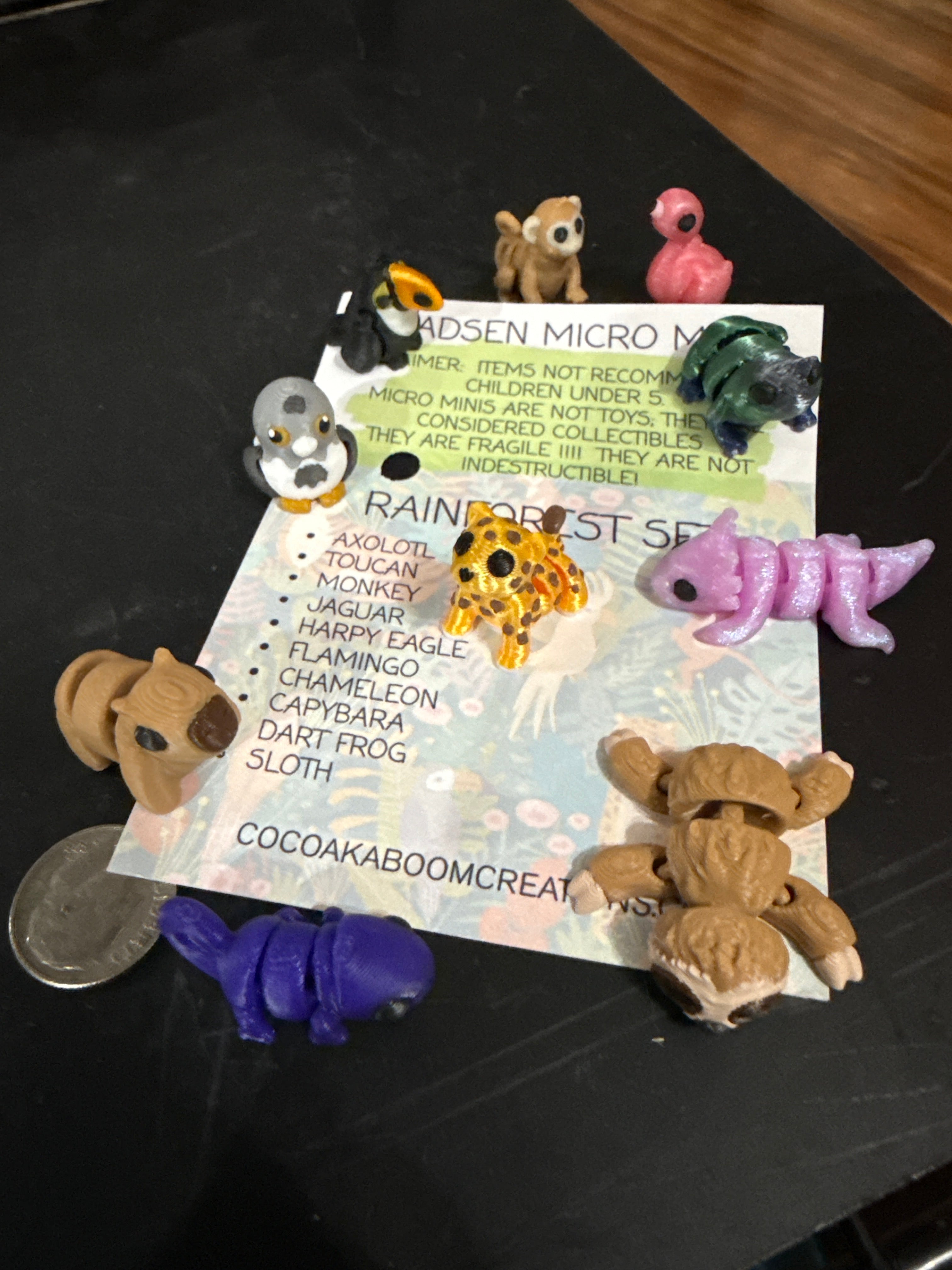 Rainforest MicroMini PocketPal Collection