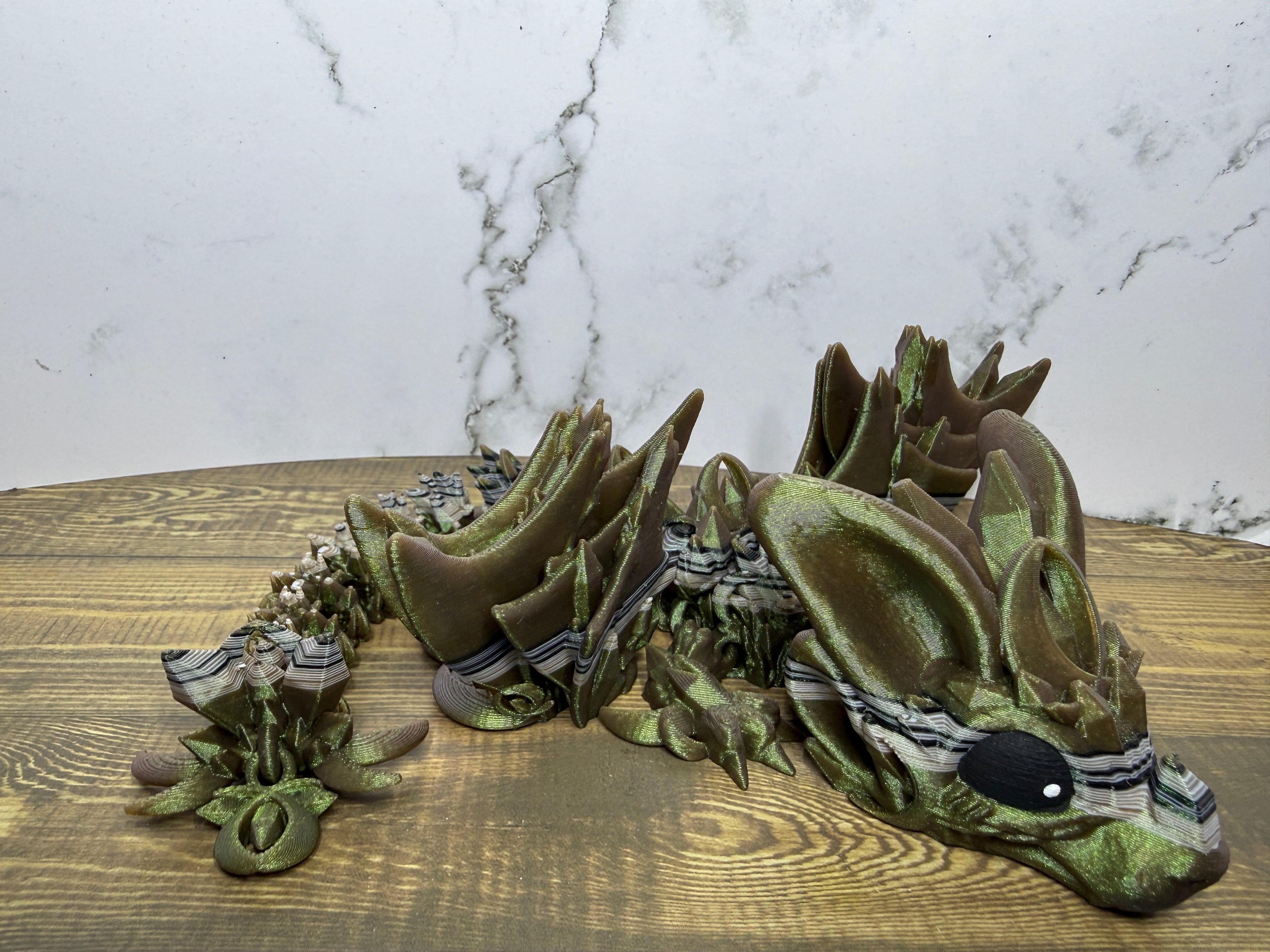 Winged Lunar Dragon - Jade