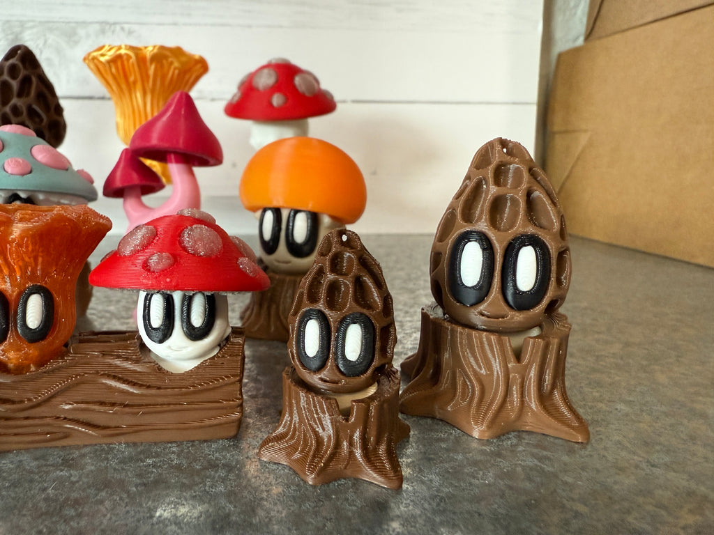 Mushroom MINI Flight (Yes! They have little bunners!)